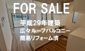 ルーフバルコニーが魅力の家